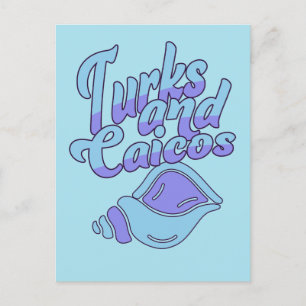Turks och Caicos Conch Vykort