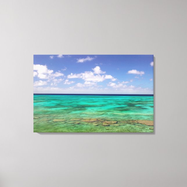 Turks och Caicos, Grand Turk Island, Cockburn 3 Canvastryck (Framsida)
