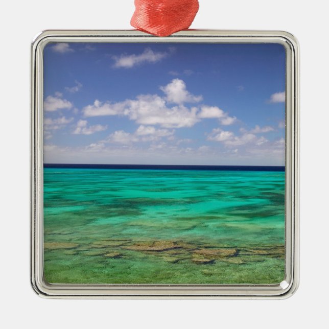 Turks- och Caicos, Grand Turk Island, Cockburn 3 Julgransprydnad Metall (Framsidan)