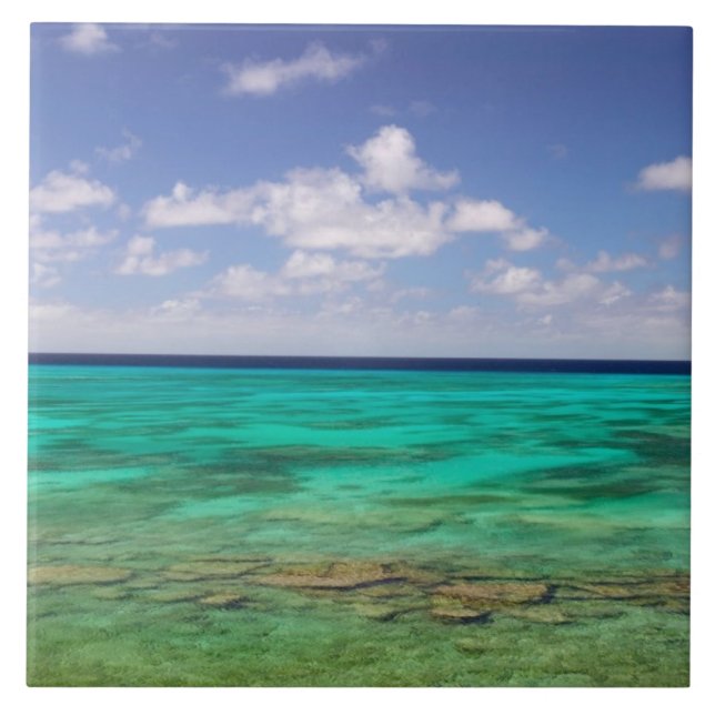 Turks- och Caicos, Grand Turk Island, Cockburn 3 Kakelplatta (Framsidan)