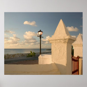 Turks och Caicos, Grand Turk Island, Cockburn Poster