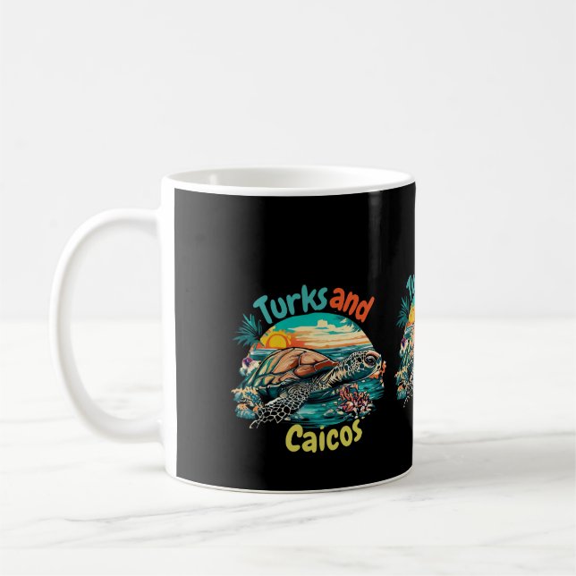 Turks och Caicos Kaffemugg (Vänster)