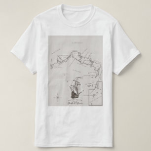Turks- och Caicos Karta T Shirt
