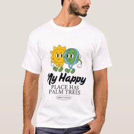Turks och Caicos: min lycklig ställe T Shirt