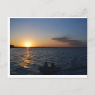Turks och Caicos Sunset Vykort