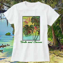 Turks och Caicos Tropical Paradise T Shirt
