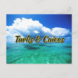 Turks- och Caicosjön himlar Vykort