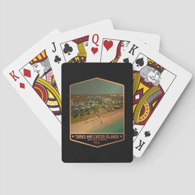 Turks- och Caicosöarna Casinokort (Baksidan)
