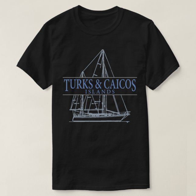 Turks- och Caicosöarna Classic TShirt T Shirt (Design framsida)