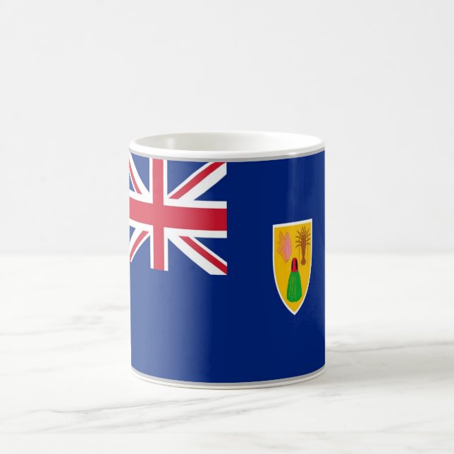 Turks- och Caicosöarna - Flagga - Kaffemugg (Center)