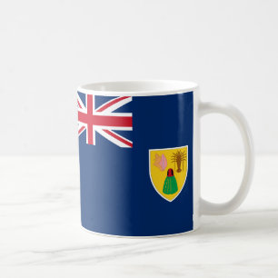 Turks- och Caicosöarna Flagga keramiskt kaffe Mugg