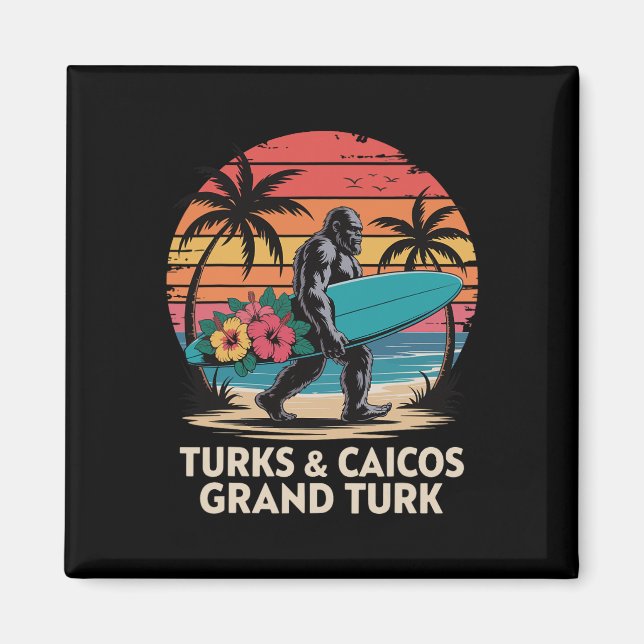 Turks- och Caicosöarna Grand Turk Magnet (Framsidan)