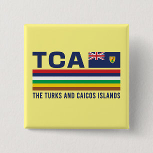Turks- och Caicosöarna ISO Alpha 3 Design Knapp