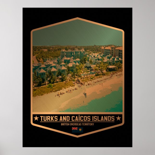 Turks- och Caicosöarna Poster (Framsidan)