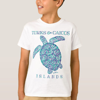 Turks- och Caicosöarna Sea Turtle T Shirt