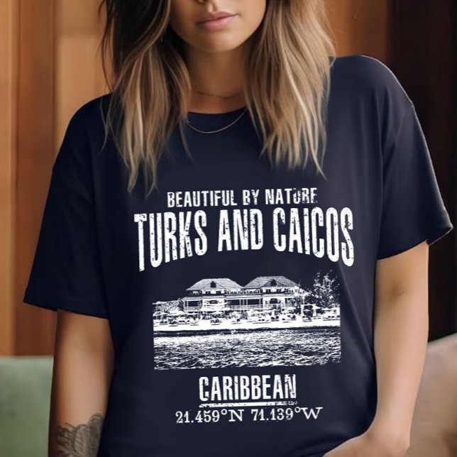 Turks- och Caicosöarna T-shirt (Skapare uppladdad)