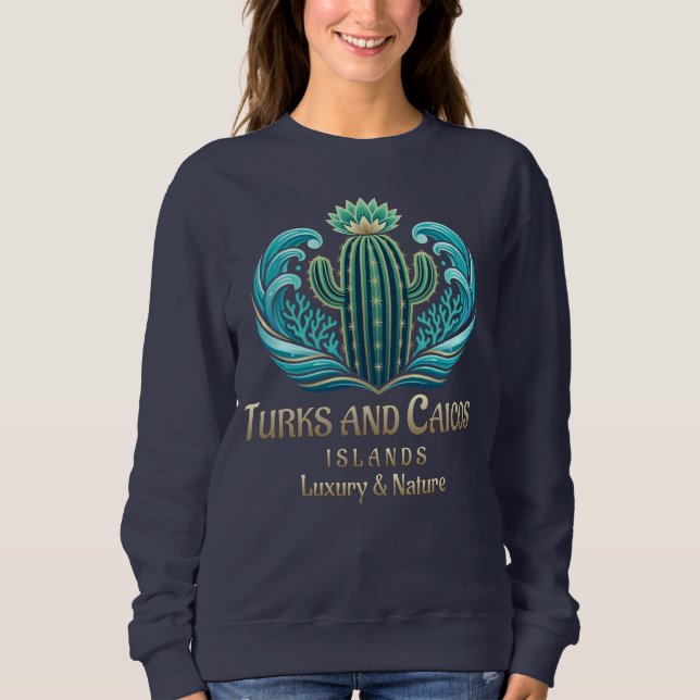 Turks- och Caicosöarna T Shirt (Framsida)