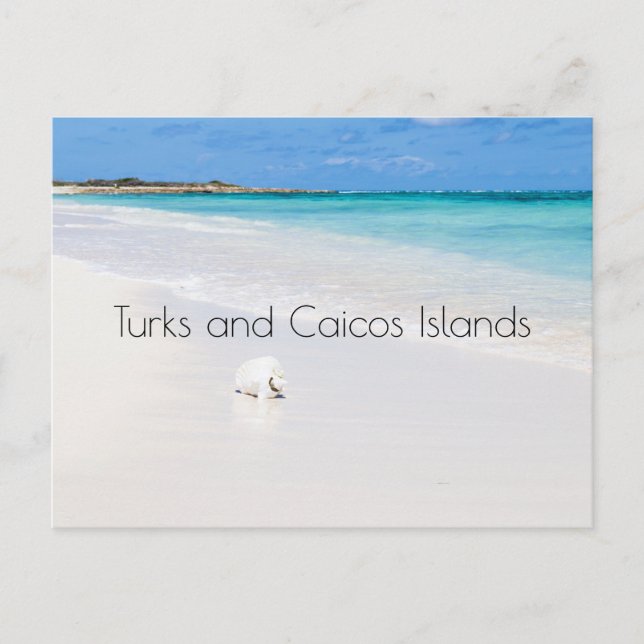 Turks- och Caicosöarna Vykort (Framsida)