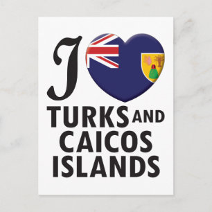 Turks- och Caicosöarna. Vykort