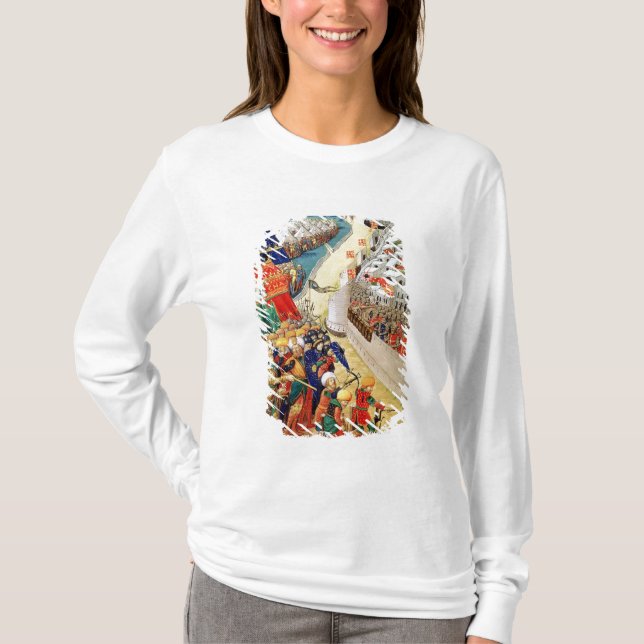 Turkstyrkorna som förbereder sig för strid t-shirt (Framsida)