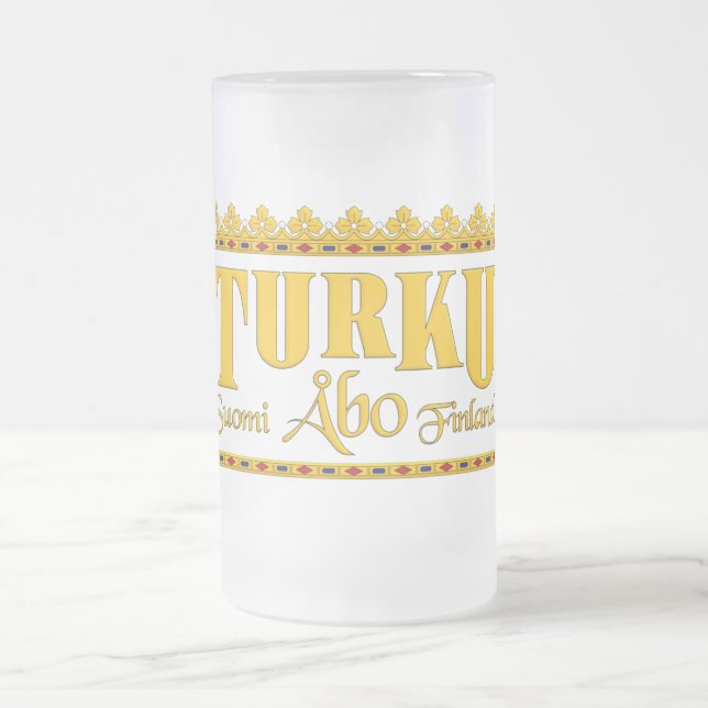 Turku Finland mugg - välj stil och färg (Center)