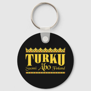 Turku Finland-nyckelkedja Nyckelring