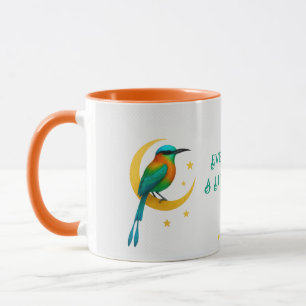 Turkvoise-Broowed Motmot Guld Crescent Mugg