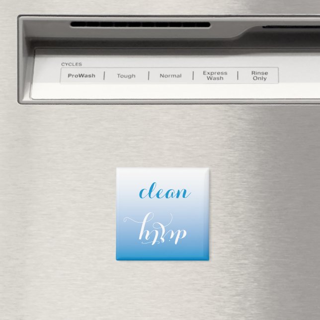 Turkvoise Clean eller Dirty Dishwasher Magnet (In Situ (Dishwasher))