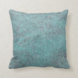 Turkvoise Copper Patina struktur-gåva Kudde