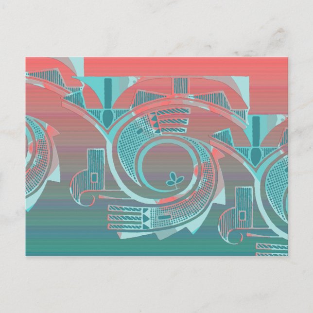 Turkvoise Dawn Postcard Vykort (Framsida)