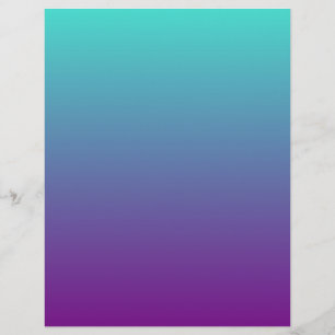 Turkvoise Lila Ombre