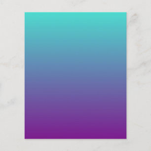 Turkvoise Lila Ombre