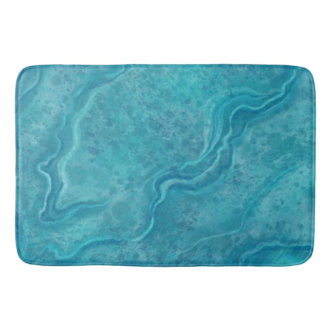 Turkvoise Marble Bath Mat Matta (Framsidan)