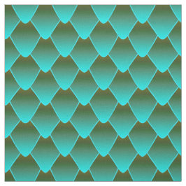 Turkvoise Ombre Dragon Scales Tyg