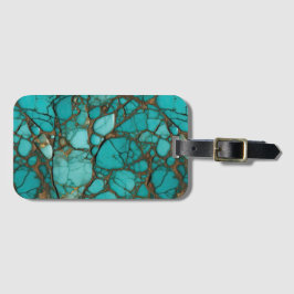 Turkvoise Stones Bagagebricka