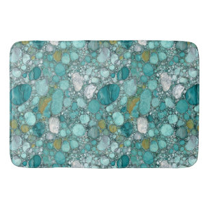 Turkvoise Stones Bath Mat Badrumsmatta