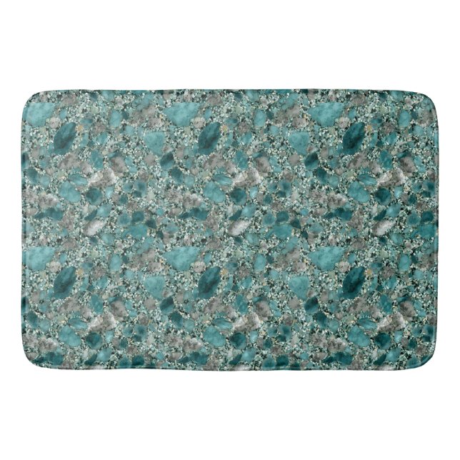 Turkvoise Stones Bath Mat Badrumsmatta (Framsidan)