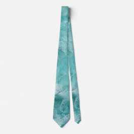 Turkvoise Swirl Manar Neck Tie Slips