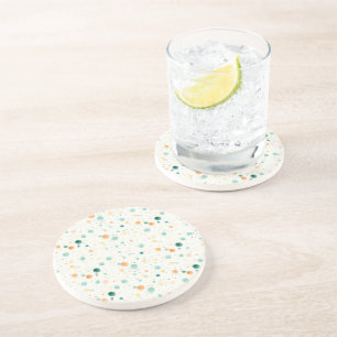 Turkvoise Tangerine Dots Underlägg