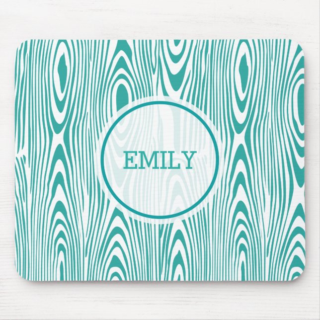 Turkvoise Wood Grain Musmatta (Framsidan)