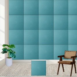 Turkvoise Woven Struktur - Modern och Snyggt Kakelplatta