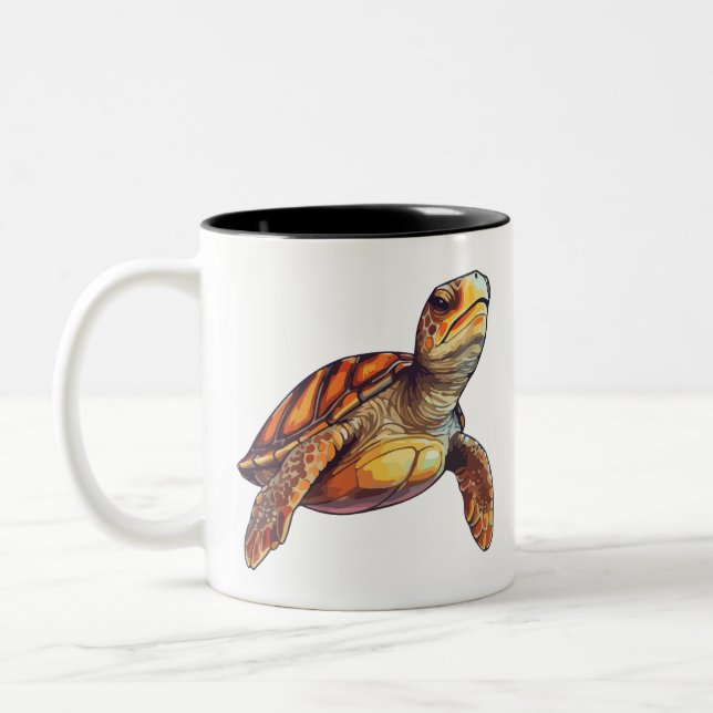 Turle Två-Tonad Mugg (Vänster)