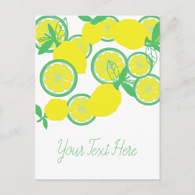 Turlemoner Organisk Funky Postkort Vykort (Framsida)