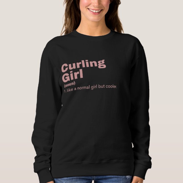 Turling Girl - Curling T Shirt (Framsida)