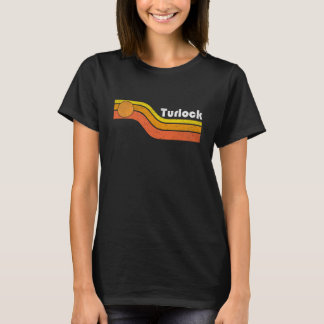 Turlock - Vintage Män Kvinnor 70-tal 80-tal Grafis T Shirt