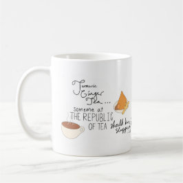 Turmeric, Ginger, Funny Tea Quote Kaffemugg