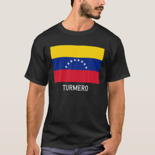 Turmero Venezuela Flagga Emblem Escudo Bandera Vap T Shirt