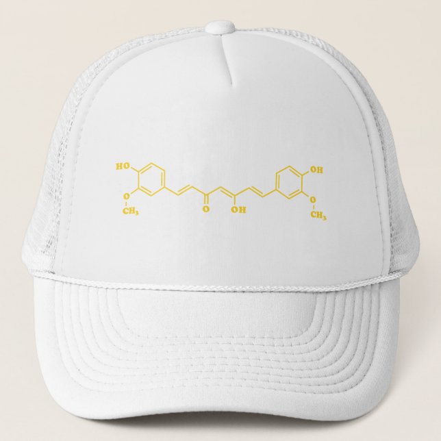 Turmisk kurkumin Molecular Chemical Formula Keps (Framsida)