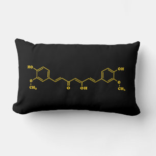 Turmisk kurkumin Molecular Chemical Formula Lumbarkudde