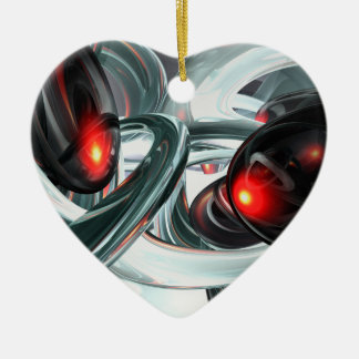 Turmoilabstraktprydnad Julgransprydnad Keramik